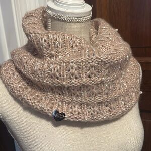 Betsy Johnson Knit Infinity Scarf Neck Warmer